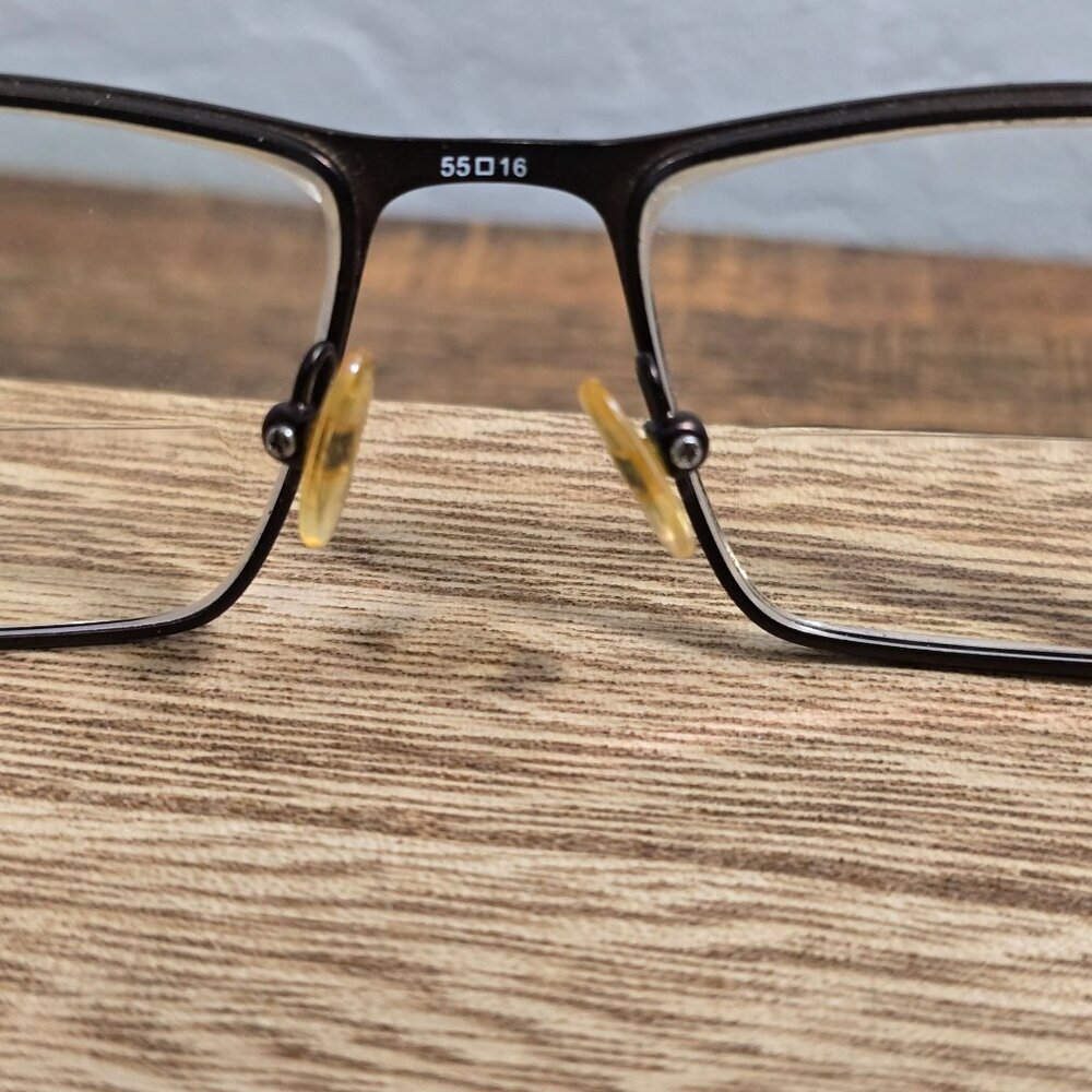 Richard Taylor Scottsdale Jack Eyeglasses Matte Brown 55-16-140 Frame READ - Picture 5 of 13